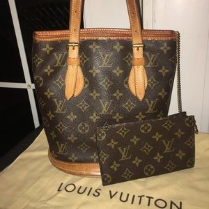 Authentic Louis Vuitton Bucket Bag PM